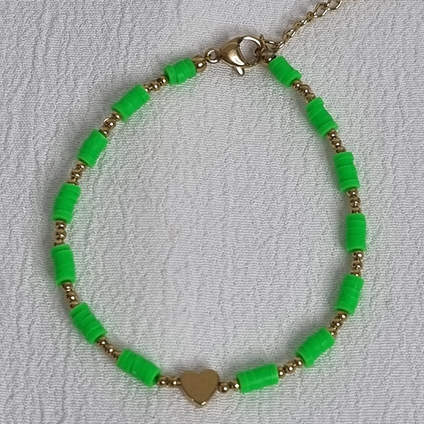 Bracelet De Perles Vertes Pia
