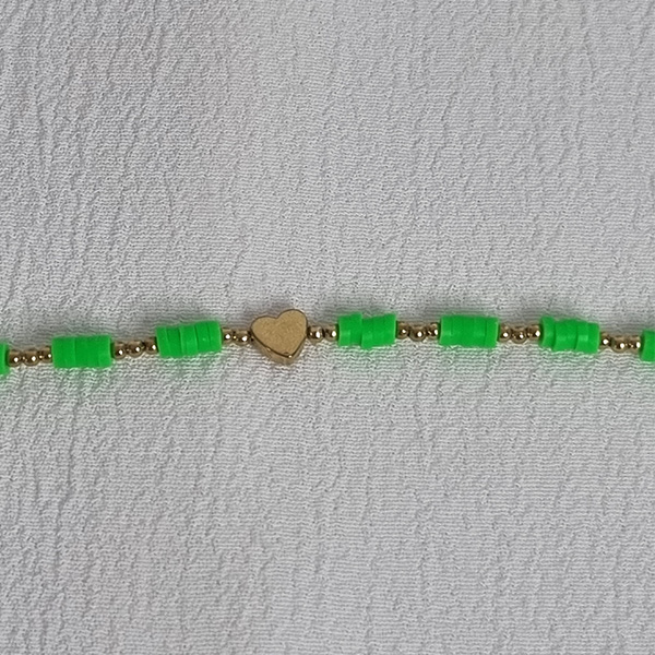 Bracelet De Perles Vertes Pia