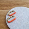 Boucles d'oreilles Rosalie - Dorées et oranges – Image 2